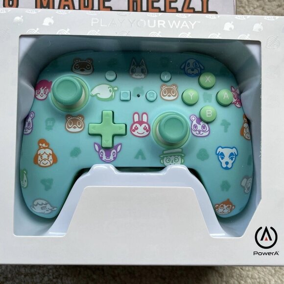 PowerA Nintendo Switch Animal Crossing New Horizons ACNH 10ft Wired Controller - Picture 8 of 9